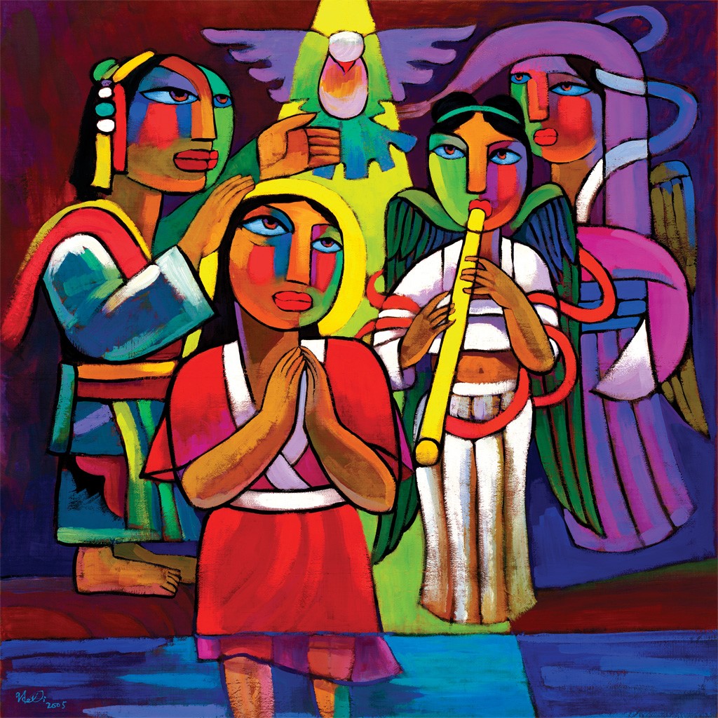 Baptism of Jesus by He Qi